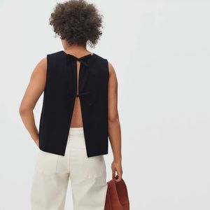 Everlane Tie-Back Top